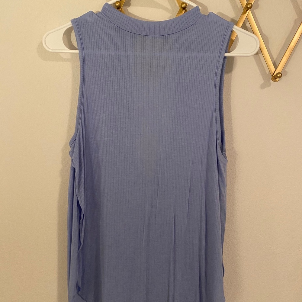 Baby blue tank top